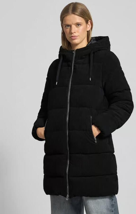 Only Regular fit gewatteerde lange jas van corduroy model 'DOLLY' - Foto 2