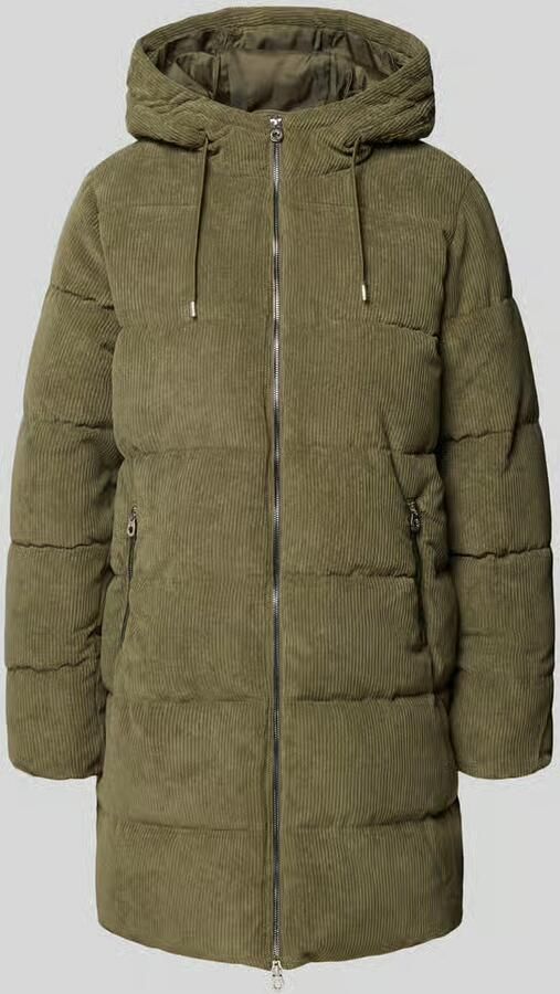 Only Regular fit gewatteerde mantel met capuchon model 'DOLLY'