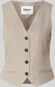 Only Regular fit gilet met enkelrijige knoopsluiting model 'LINDA' - Foto 4