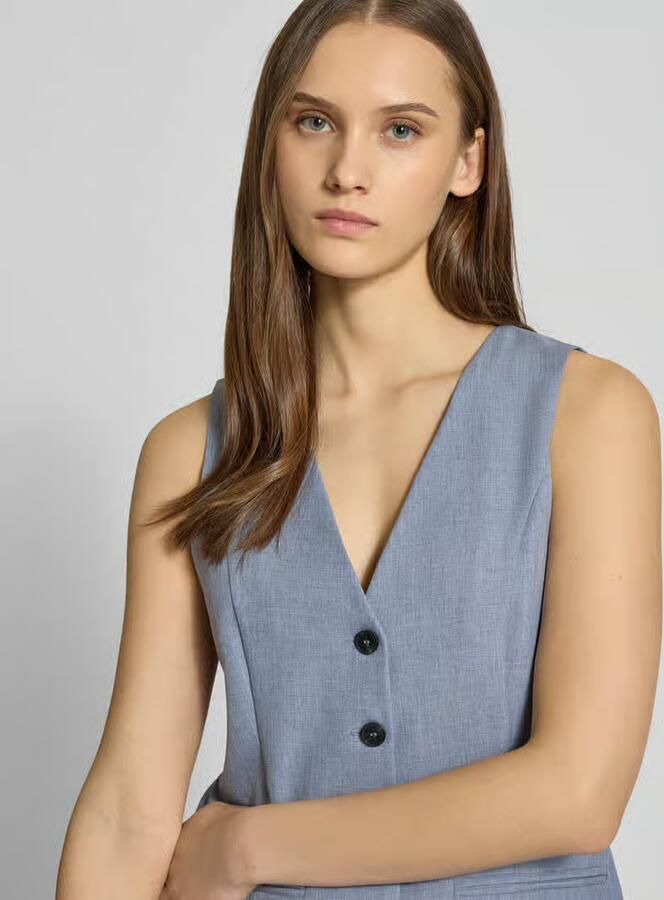 Only Regular fit gilet met enkele knoopsluiting model 'LINDA' - Foto 2