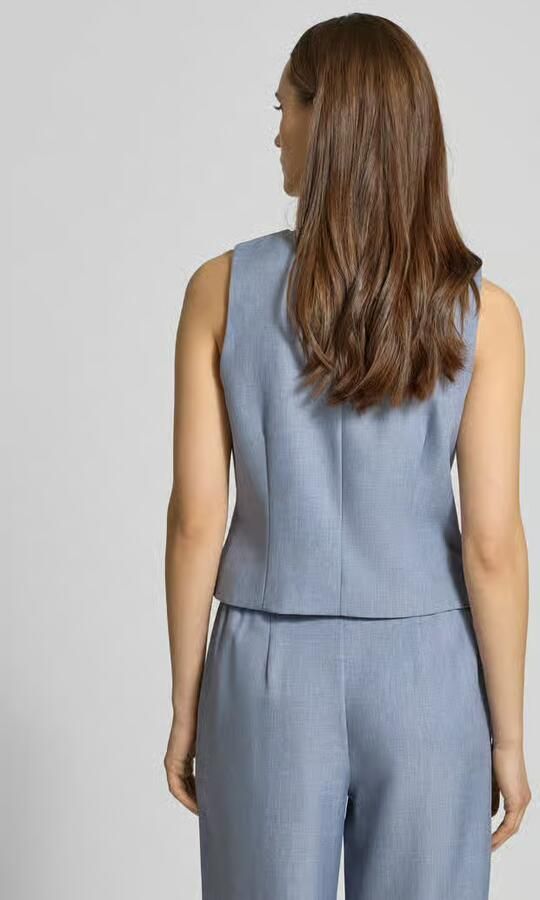 Only Regular fit gilet met enkelrijige knoopsluiting model 'LINDA' - Foto 4