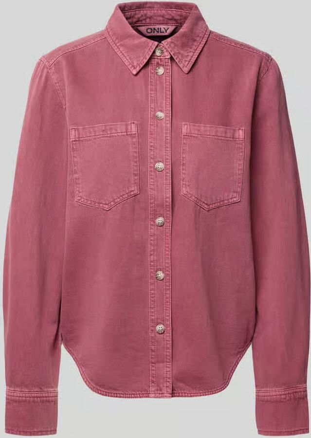 Only Regular fit jeansblouse van puur katoen model 'SILLA' - Foto 2