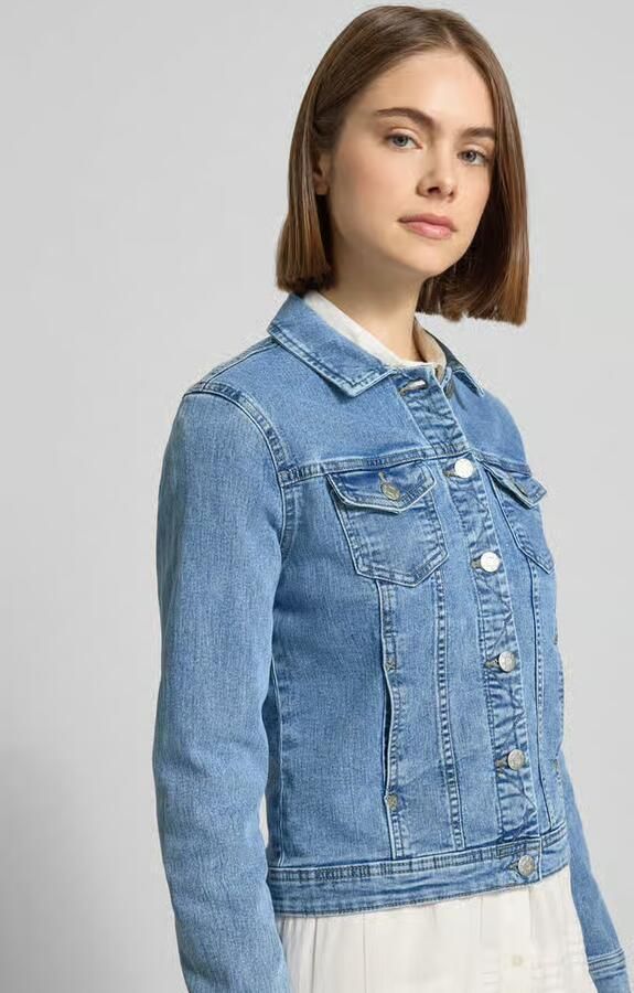 Only Jeansjack ONLWONDER – Spijkerjack met deelnaad en stretch - Foto 4