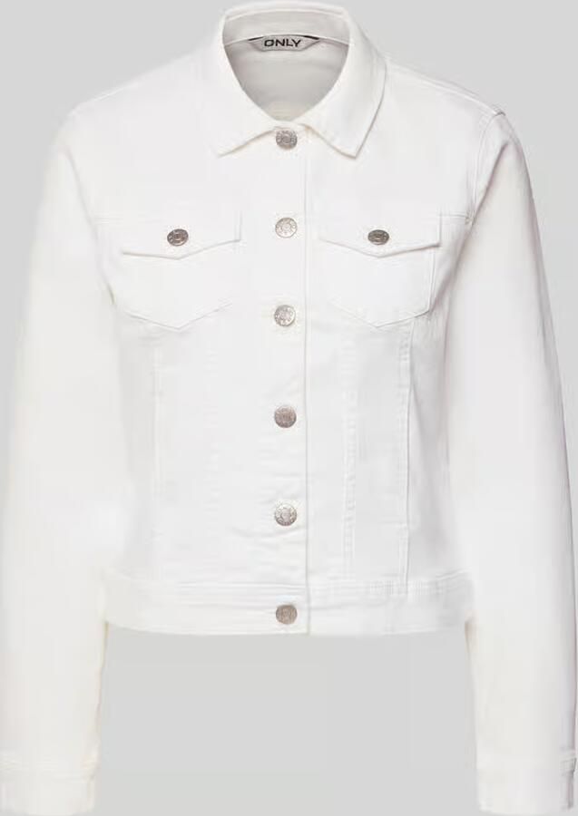 Only Jeansjack ONLWONDER – Spijkerjack met deelnaad en stretch - Foto 2