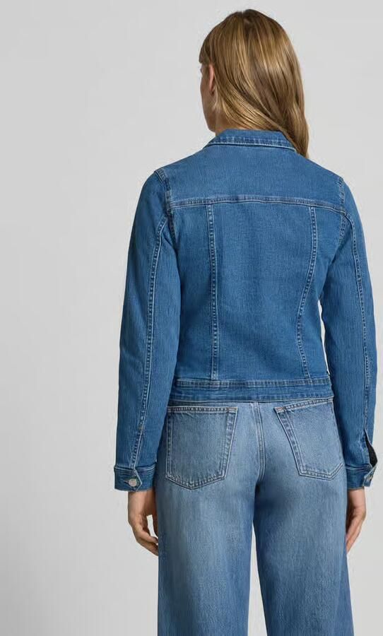Only Jeansjack ONLWONDER – Spijkerjack met deelnaad en stretch zeer figuuraccentuerend casual denim katoenmix borstzakken - Foto 12
