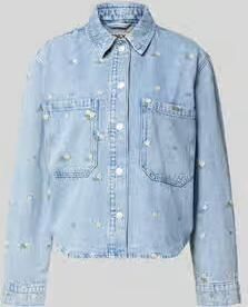 Only regular fit jeansjack van puur katoen model 'CASSIE' - Foto 3