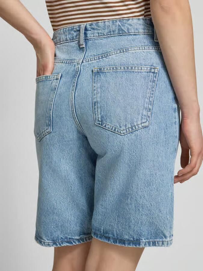 ONLY high waist wide leg bermuda jeans ONLSONNY light blue denim - Foto 8