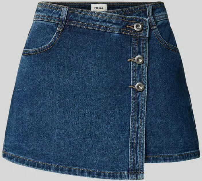 Only regular fit jeansskort van puur katoen model 'LESLY' - Foto 1