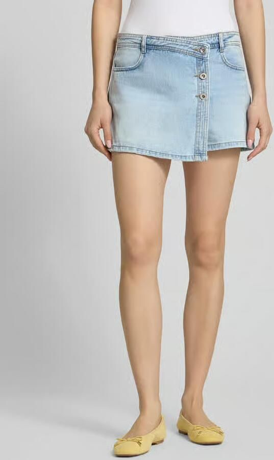 Only Regular fit korte jeansrok van puur katoen model 'LESLY' - Foto 7