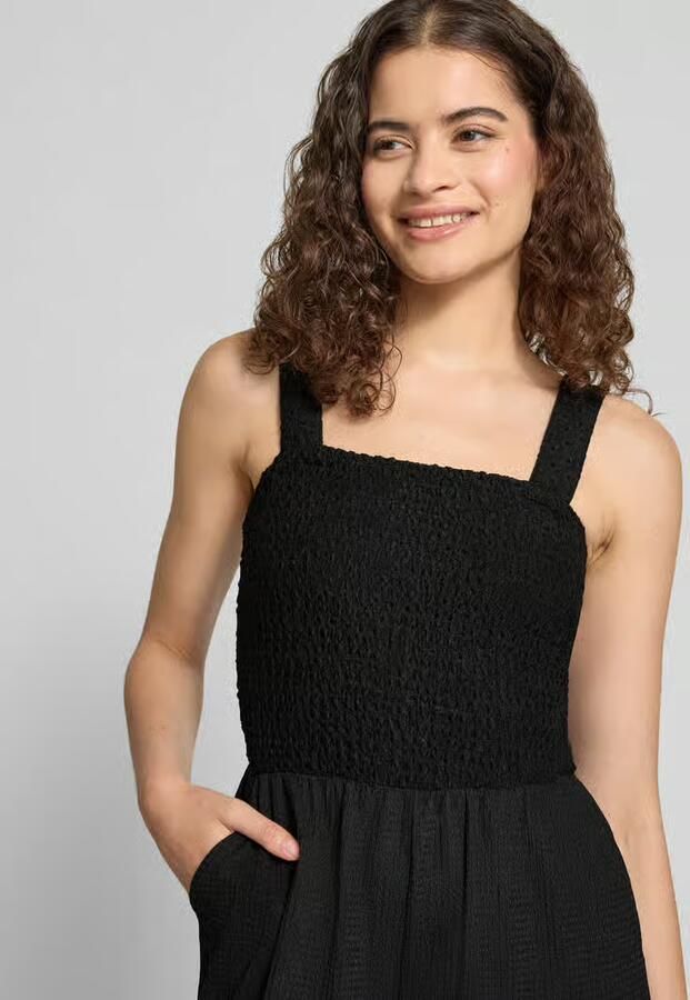 Only regular fit jumpsuit met gesmokte romp model 'ELISE' - Foto 2