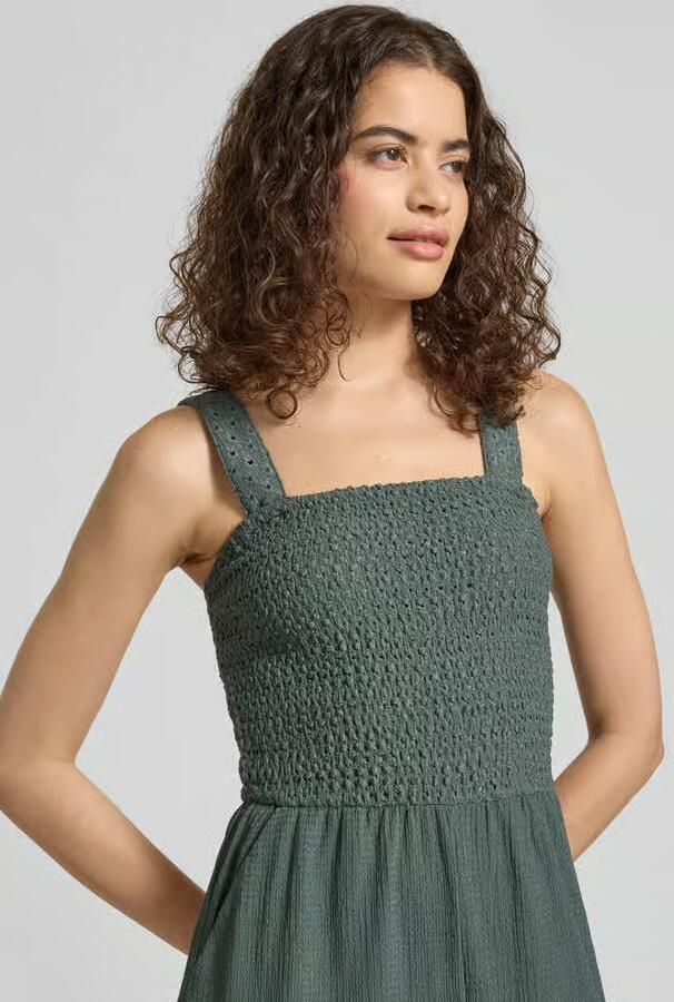 Only Regular fit jumpsuit met gesmokte romp model 'ELISE' - Foto 2