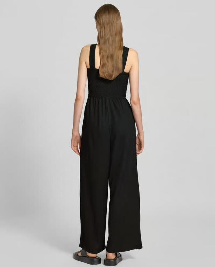 Only Regular fit jumpsuit met gesmokte romp model 'ELISE'