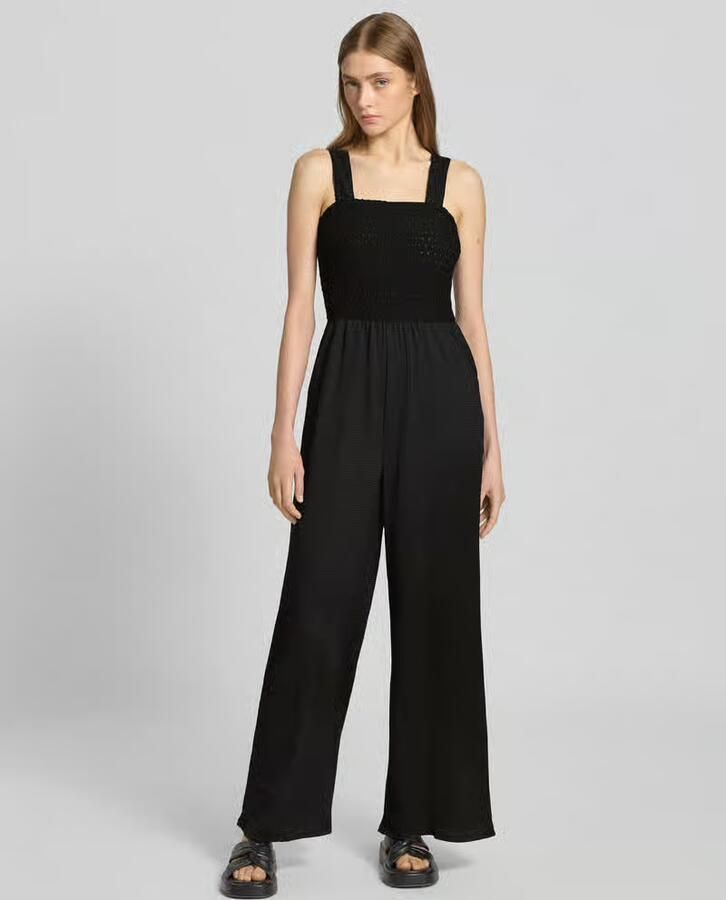 Only Regular fit jumpsuit met gesmokte romp model 'ELISE' - Foto 4