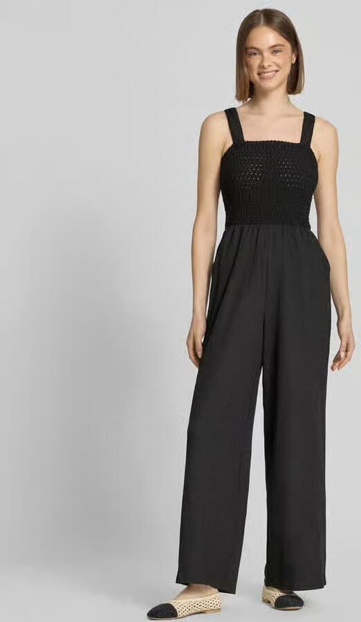 Only Regular fit jumpsuit met gesmokte romp model 'ELISE' - Foto 8