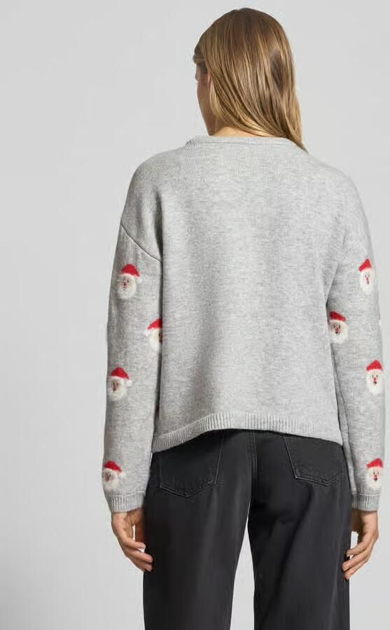 Only Regular fit kersttrui met motiefprint model 'XMAS SANTA' - Foto 2