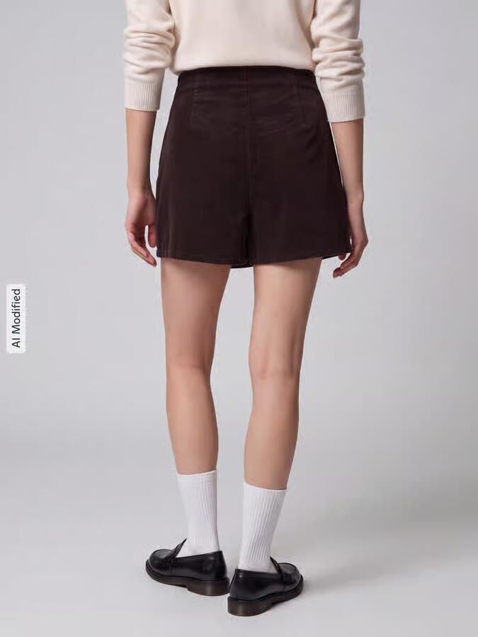 Only Regular fit korte broek-rok van katoenmix model 'ZEVA' - Foto 2