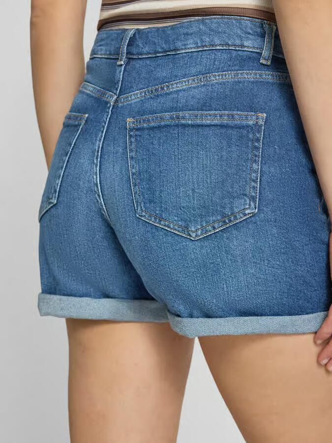 Only Relaxed fit korte jeans van katoenmix model 'JOSEPHINE' - Foto 4
