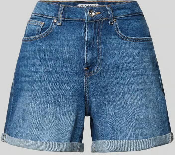 Only Relaxed fit korte jeans van katoenmix model 'JOSEPHINE' - Foto 5