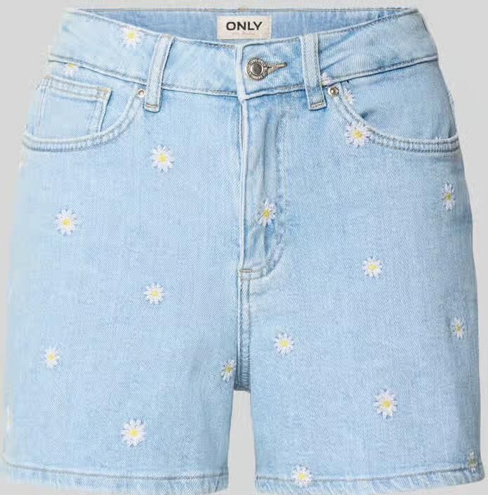 Only regular fit korte jeans van katoenmix model 'JOSEPHINE' - Foto 5