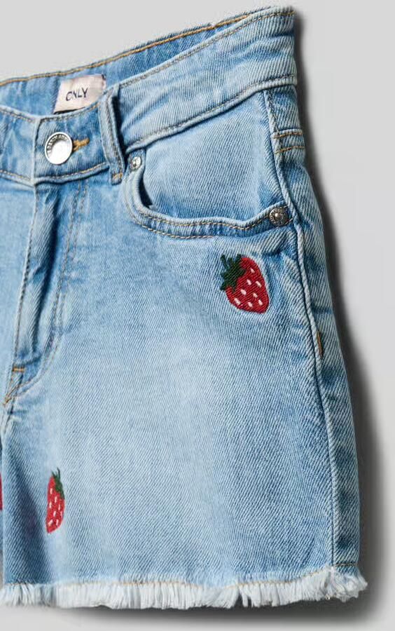 Only regular fit korte jeans van katoenmix model 'ROBYN' - Foto 4