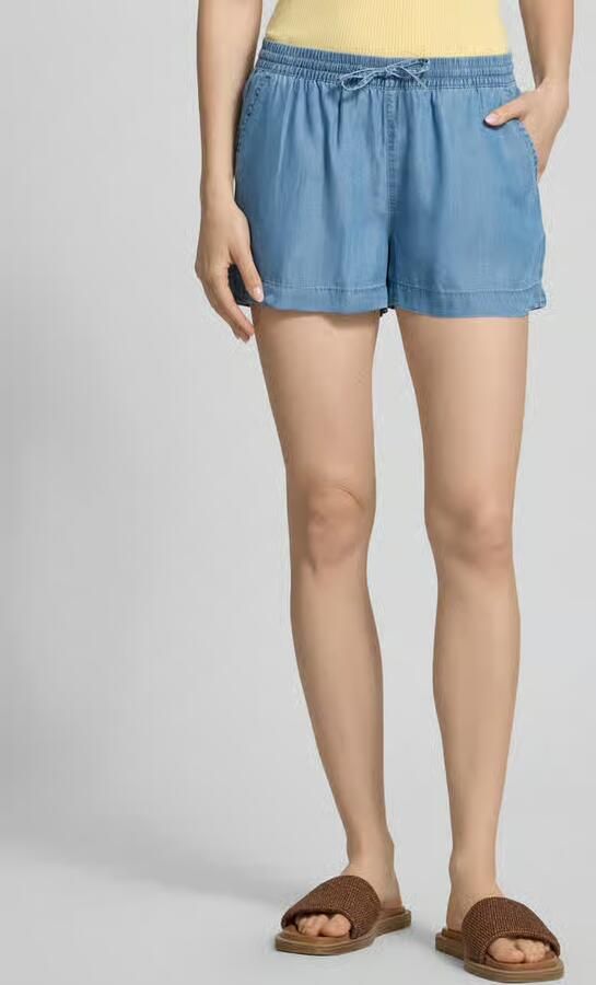 Only Short ONLPEMA – Shorts met elastische band voor casual jeanslook loose fit lyocell elastische band onderhoudsvriendelijk effen - Foto 11