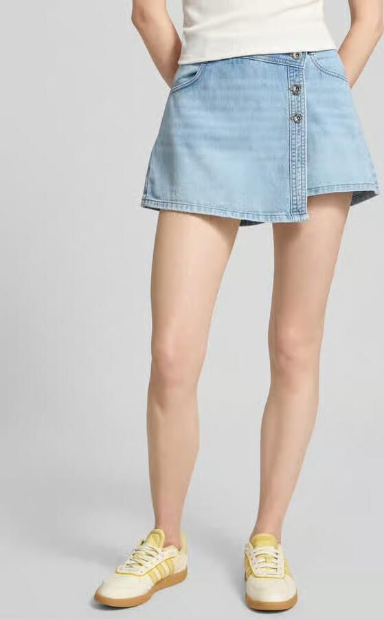 Only Regular fit korte jeansrok van puur katoen model 'LESLY' - Foto 6