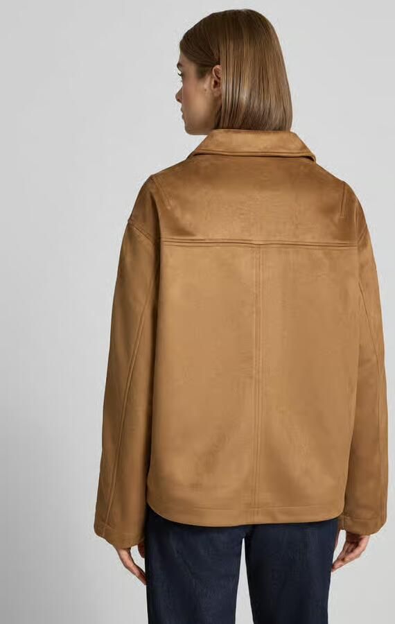 Only Regular fit kunstleren jack in velourslook model 'CAROLINA' - Foto 3