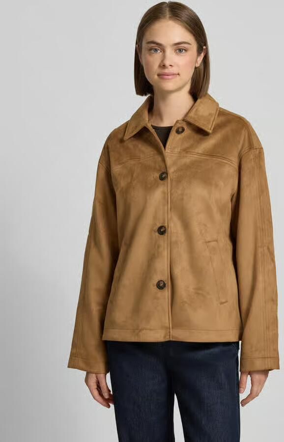 Only Regular fit kunstleren jack in velourslook model 'CAROLINA' - Foto 2