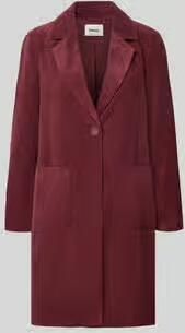 Only Regular fit lange corduroy jas met reverskraag model 'ASTRID'