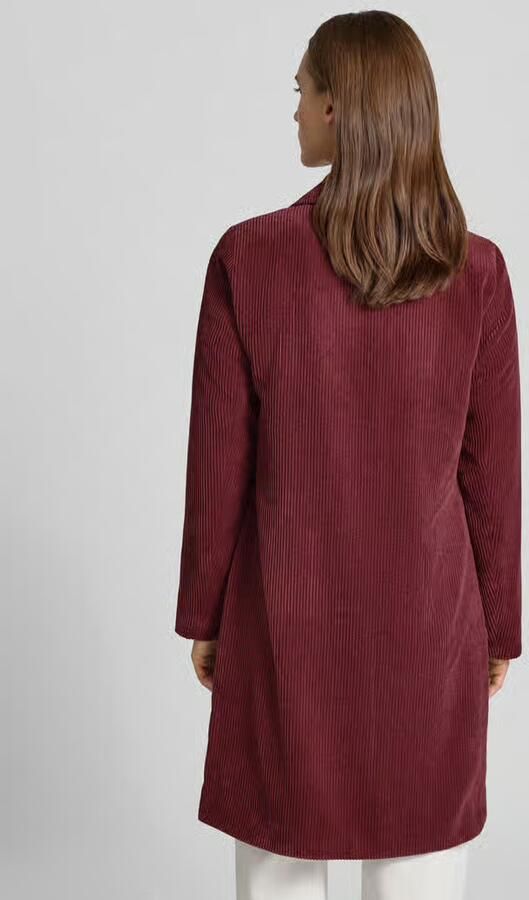 Only Regular fit lange corduroy jas met reverskraag model 'ASTRID' - Foto 3