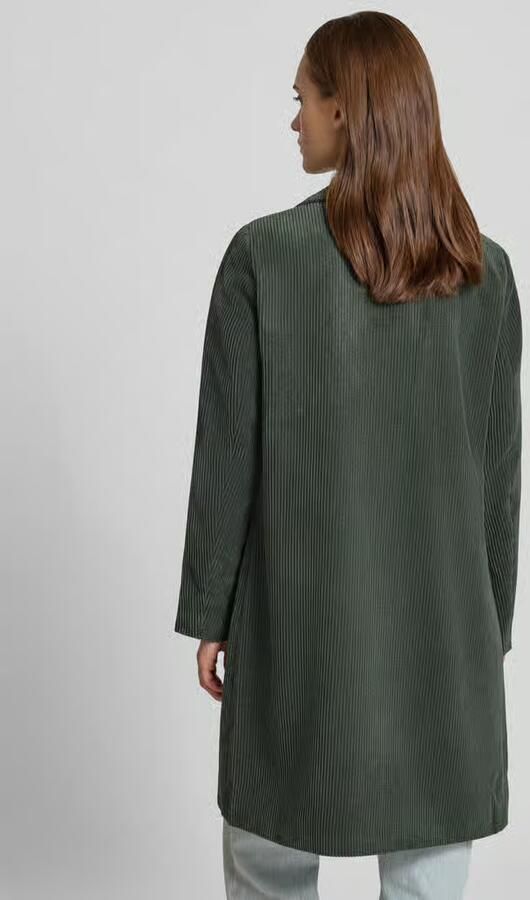 Only Straight fit corduroy lange jas met reverskraag model 'ASTRID' - Foto 3