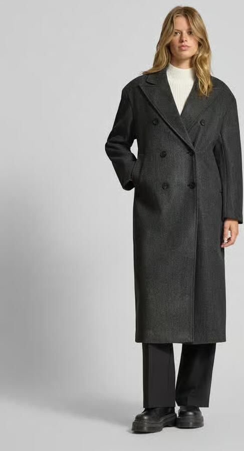 Only Regular fit lange jas met stijgende reverskraag model 'BLAKE LIFE' - Foto 2