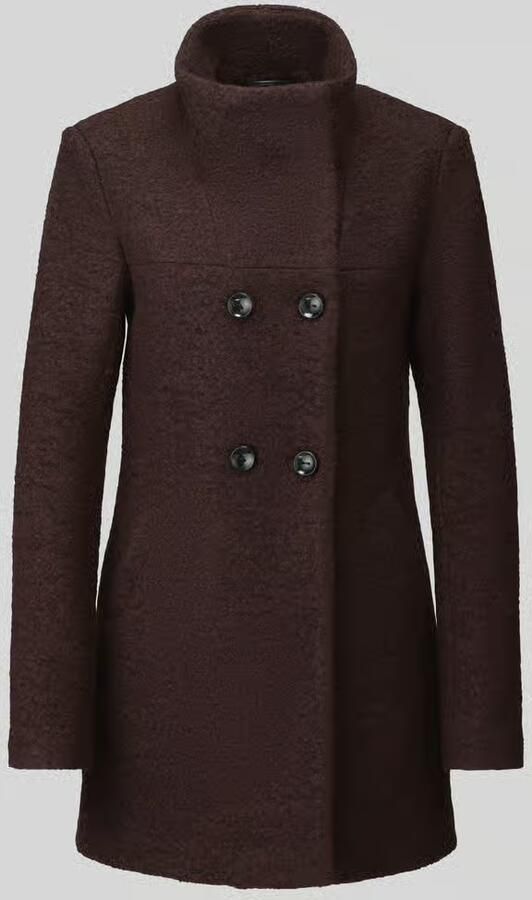 Only Regular fit lange jas met wol model 'NEWSOPHIA' - Foto 2