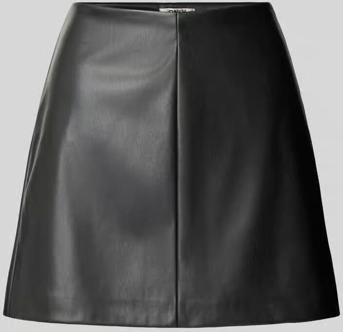 Only Regular fit minirok in leerlook model 'NIELLA' - Foto 4