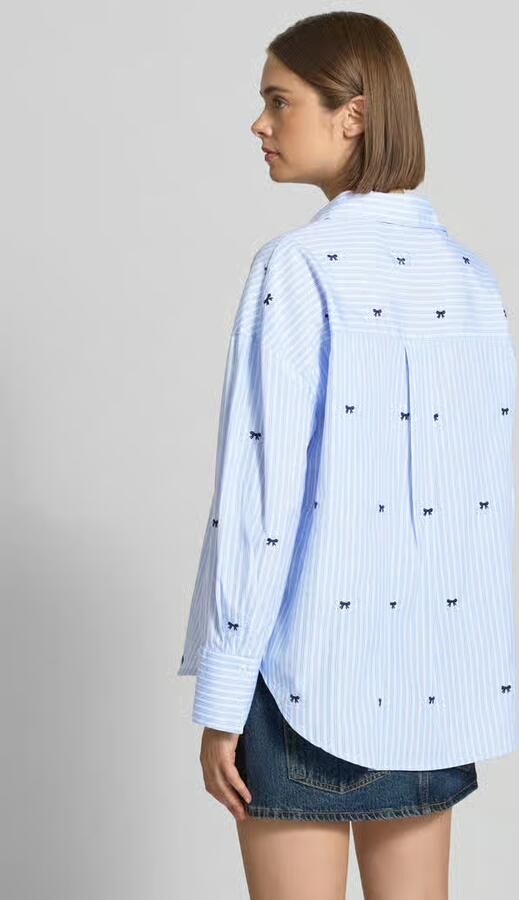 Only Regular fit overhemdblouse met all-over motief model 'OREGON' - Foto 3