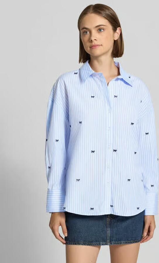 Only Regular fit overhemdblouse met all-over motief model 'OREGON' - Foto 2