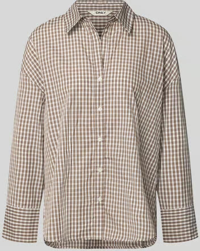 Only Regular fit overhemdblouse met katoen-aandeel model 'OREGON'