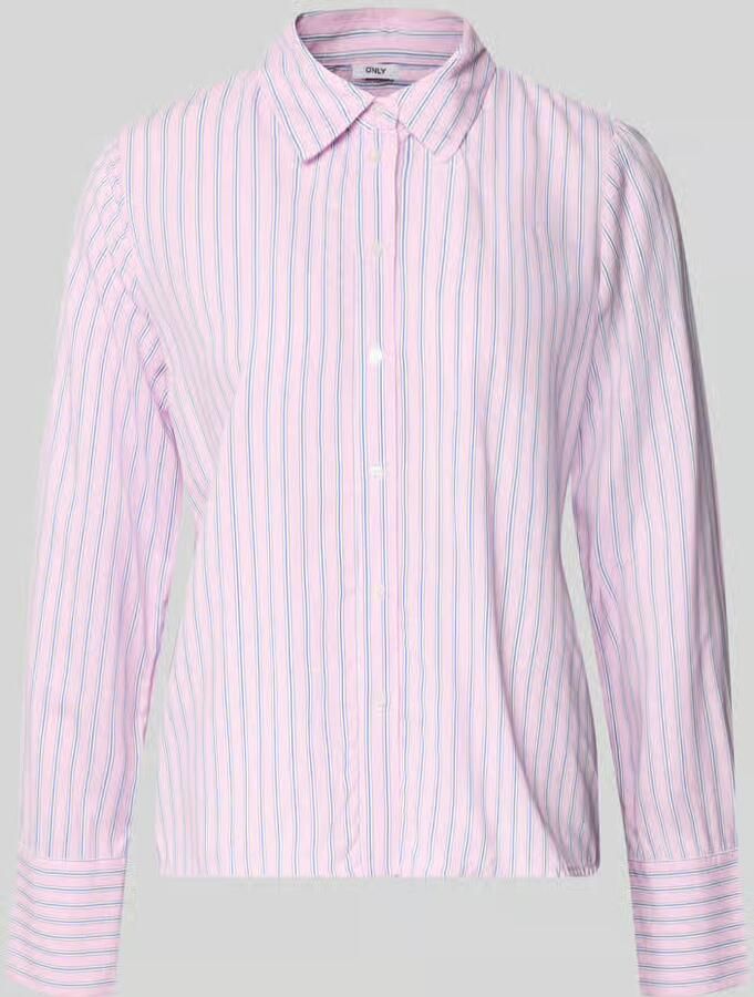 Only Regular fit overhemdblouse van pure viscose model 'BERIT'
