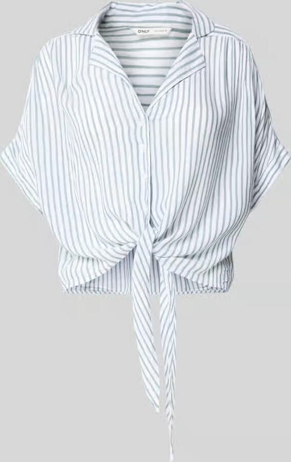 Only Regular fit overhemdblouse van pure viscose model 'PAULA LIFE' - Foto 7