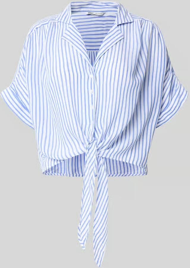Only Regular fit overhemdblouse van pure viscose model 'PAULA LIFE' - Foto 4