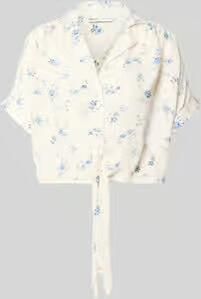 Only regular fit overhemdblouse van pure viscose model 'PAULA'