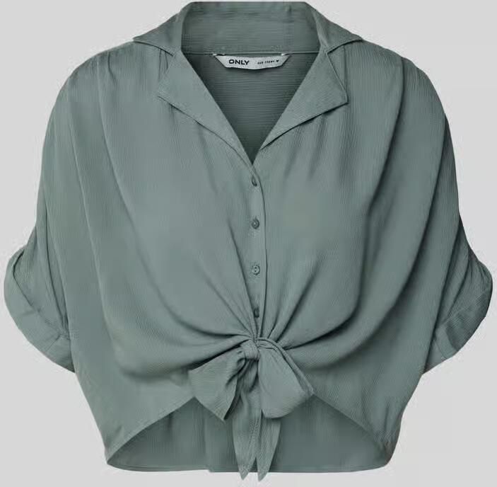 Only Regular fit overhemdblouse van pure viscose model 'PAULA LIFE' - Foto 11