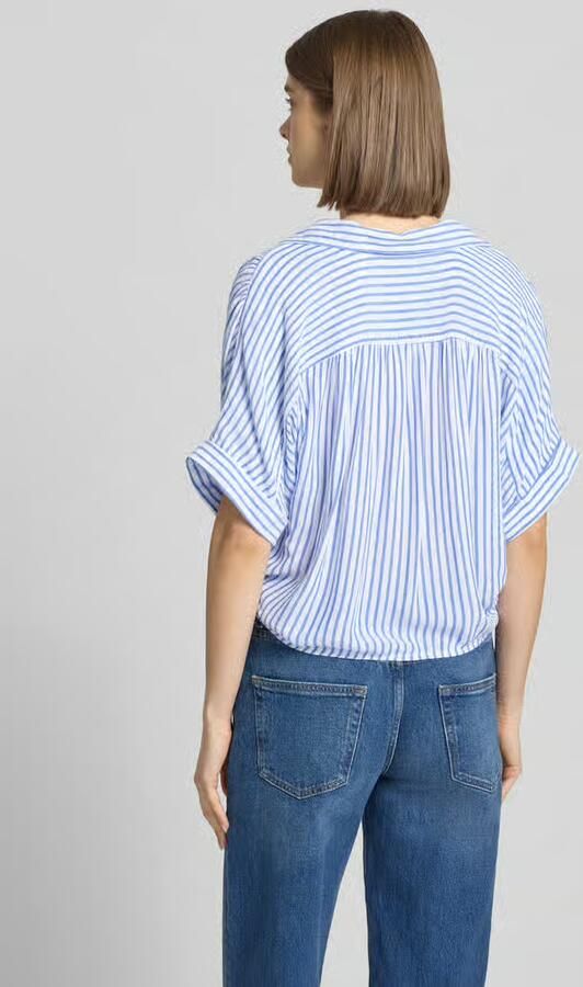 Only Regular fit overhemdblouse van pure viscose model 'PAULA LIFE' - Foto 4