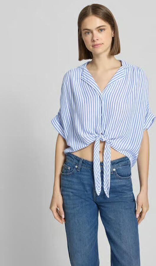 Only Regular fit overhemdblouse van pure viscose model 'PAULA LIFE' - Foto 7