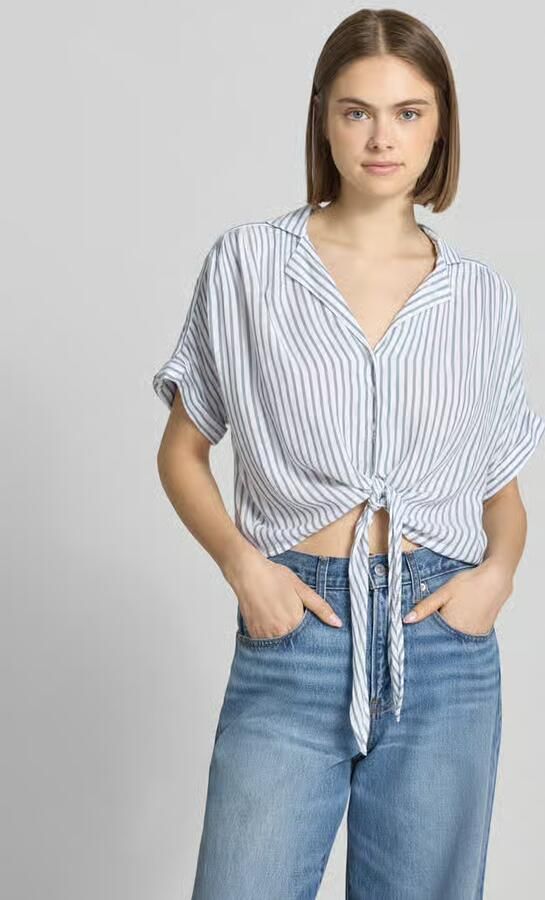 Only Regular fit overhemdblouse van pure viscose model 'PAULA LIFE' - Foto 8