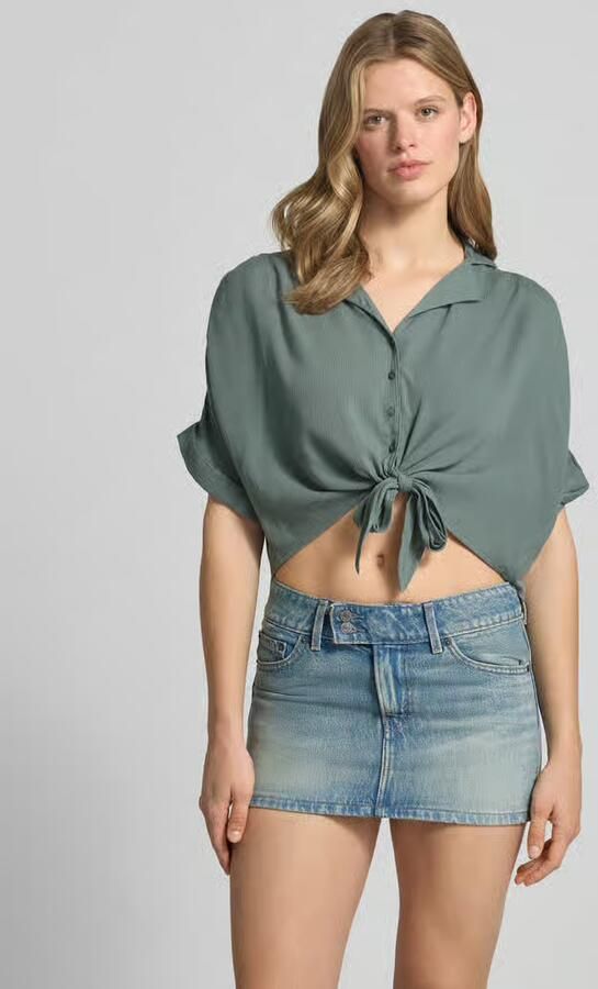Only Regular fit overhemdblouse van pure viscose model 'PAULA LIFE' - Foto 11