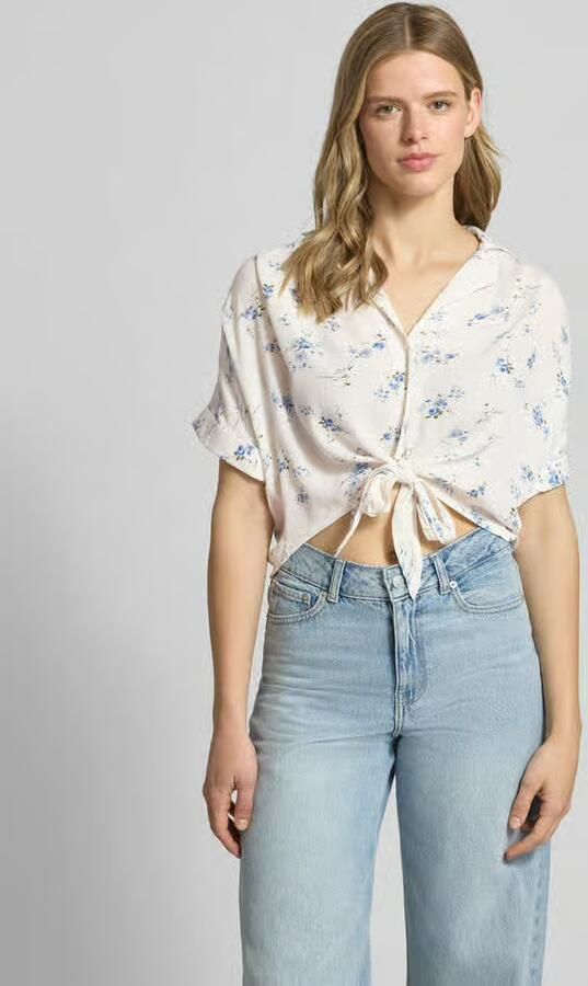 Only regular fit overhemdblouse van pure viscose model 'PAULA' - Foto 3