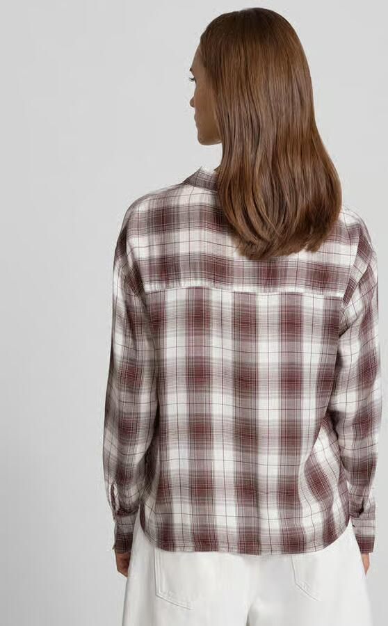 Only Regular fit overhemdblouse van pure viscose model 'RILEY' - Foto 2
