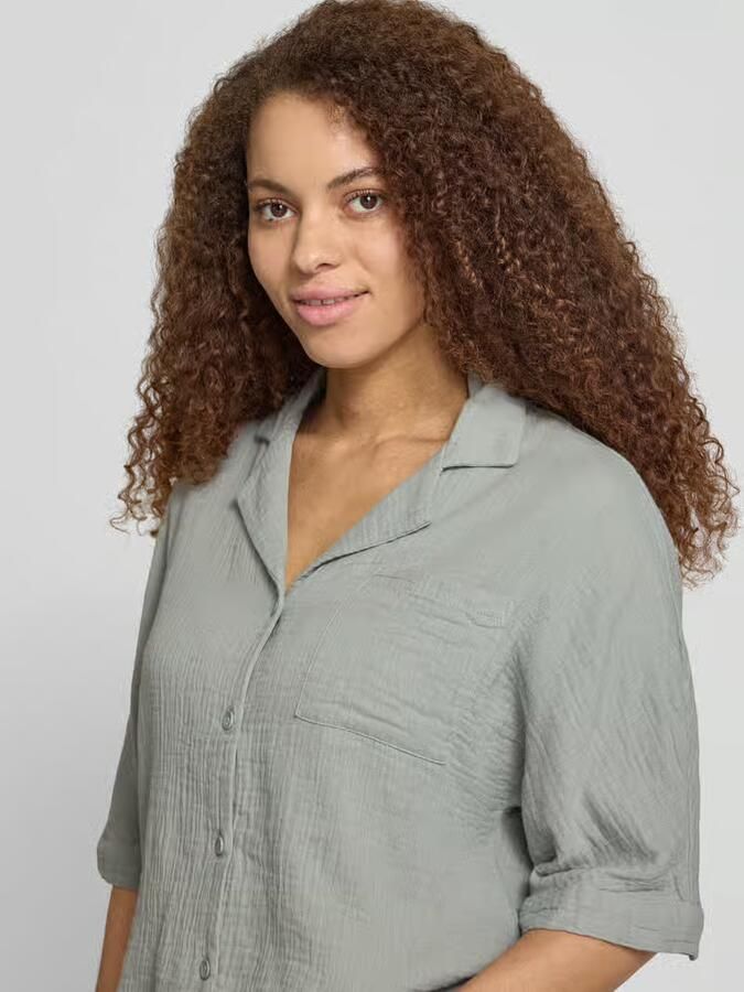 Only regular fit overhemdblouse van puur katoen model 'THYRA'