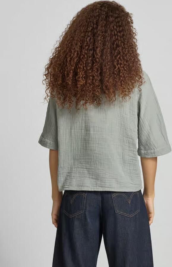 Only regular fit overhemdblouse van puur katoen model 'THYRA'